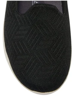 Active Flex Perry Sneakers in Black Stretch