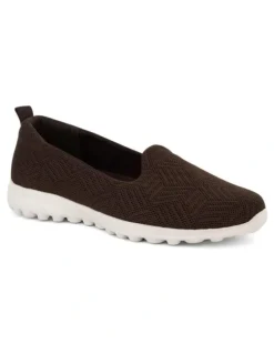 Active Flex Perry Sneakers in Chocolate Stretch
