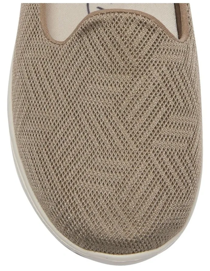 Active Flex Perry Sneakers in Khaki Stretch