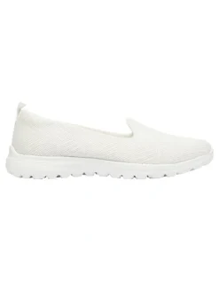 Active Flex Perry Sneakers in White Stretch