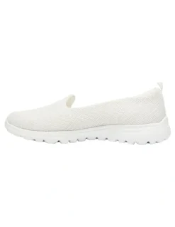 Active Flex Perry Sneakers in White Stretch