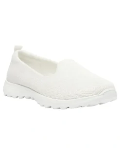 Active Flex Perry Sneakers in White Stretch