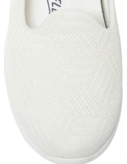 Active Flex Perry Sneakers in White Stretch
