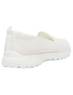 Active Flex Perry Sneakers in White Stretch