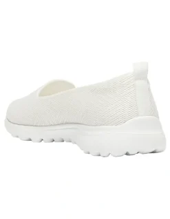 Active Flex Perry Sneakers in White Stretch