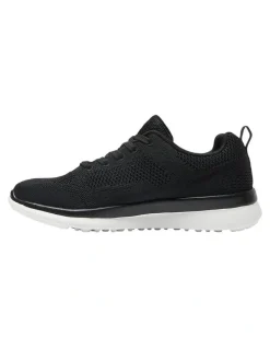 Active Flex Quantum Sneakers in Black Knit