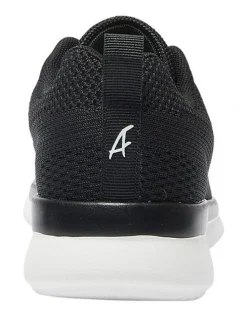 Active Flex Quantum Sneakers in Black Knit