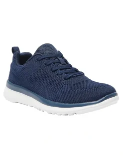 Active Flex Quantum Sneakers in Navy Knit