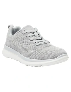 Active Flex Quantum Sneakers in Light Grey Knit