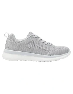 Active Flex Quantum Sneakers in Light Grey Knit