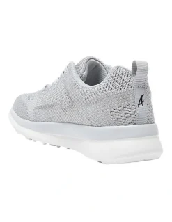 Active Flex Quantum Sneakers in Light Grey Knit