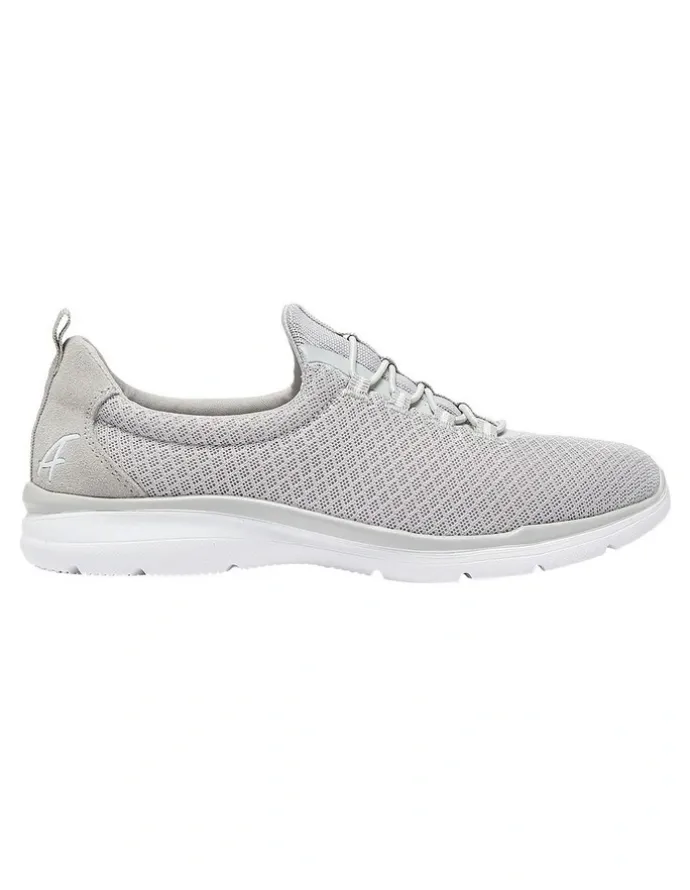 Active Flex Quattro Sneakers in Light Grey Knit