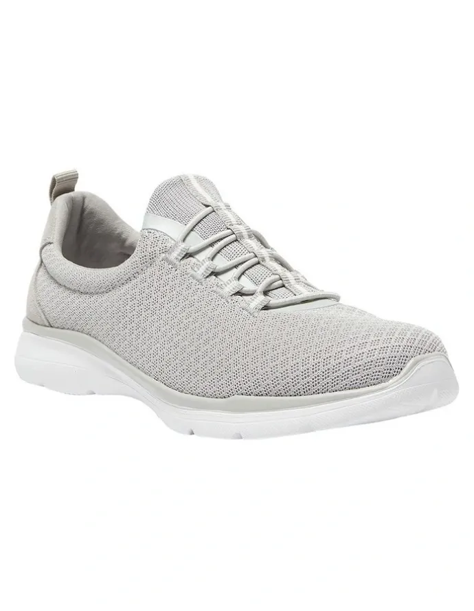 Active Flex Quattro Sneakers in Light Grey Knit