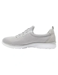 Active Flex Quattro Sneakers in Light Grey Knit