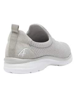 Active Flex Quattro Sneakers in Light Grey Knit