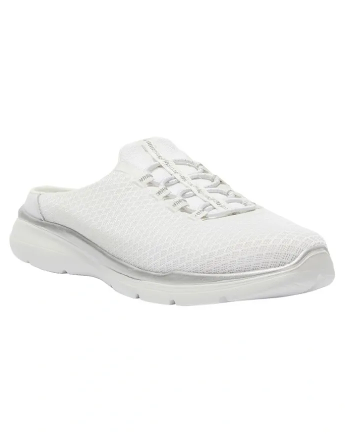 Active Flex Quest Sneakers in White Knit