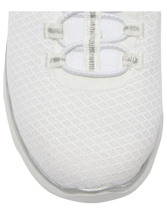 Active Flex Quest Sneakers in White Knit
