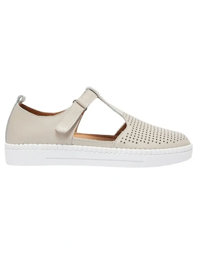 Active Flex Ricky Leather Sneakers in Taupe