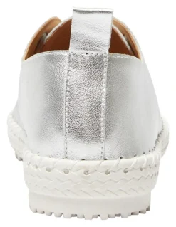 Active Flex Ripley Sneakers in Silver Leather