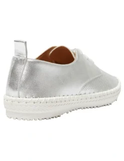 Active Flex Ripley Sneakers in Silver Leather
