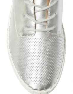 Active Flex Ripley Sneakers in Silver Leather