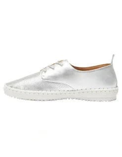 Active Flex Ripley Sneakers in Silver Leather