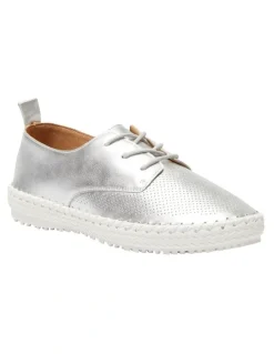 Active Flex Ripley Sneakers in Silver Leather