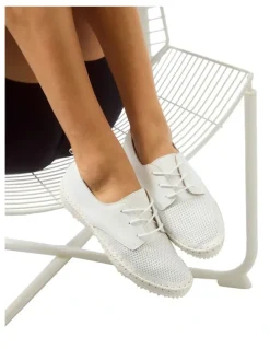 Active Flex Ripley Sneakers in White Leather