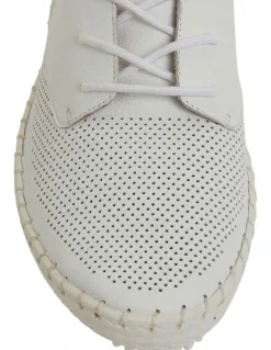Active Flex Ripley Sneakers in White Leather
