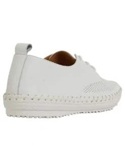 Active Flex Ripley Sneakers in White Leather