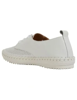 Active Flex Ripley Sneakers in White Leather