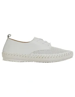 Active Flex Ripley Sneakers in White Leather