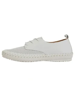 Active Flex Ripley Sneakers in White Leather