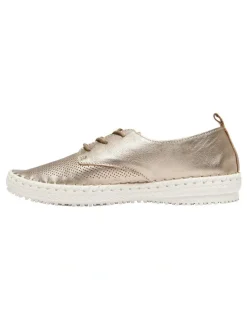 Active Flex Ripley Sneakers in Pewter Leather