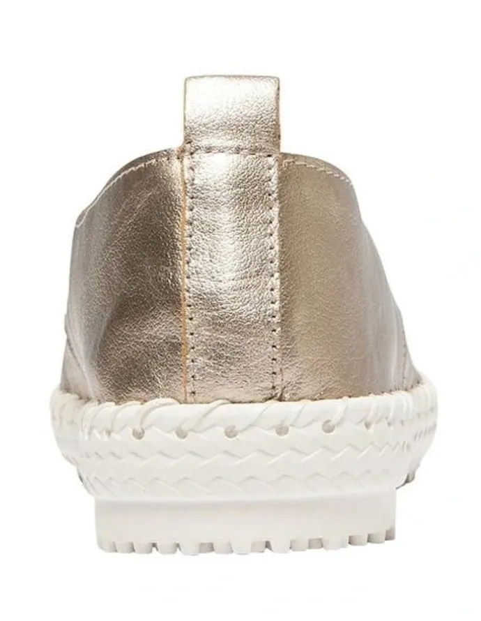 Active Flex Ripley Sneakers in Pewter Leather