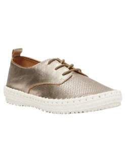 Active Flex Ripley Sneakers in Pewter Leather