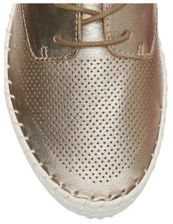 Active Flex Ripley Sneakers in Pewter Leather