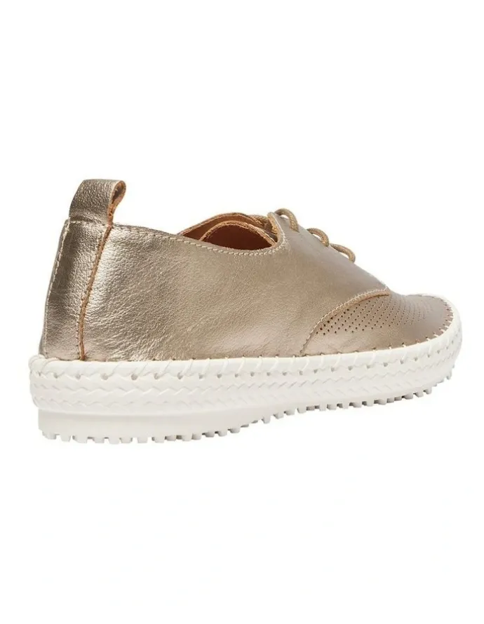 Active Flex Ripley Sneakers in Pewter Leather