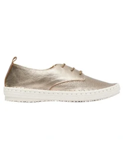 Active Flex Ripley Sneakers in Pewter Leather