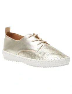 Active Flex Ripley Sneakers in Soft Gold Leather