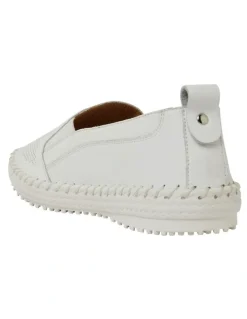Active Flex Riva Sneakers in White Leather