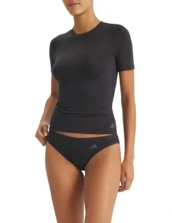 adidas 2 Pack Active Modal Comfort T-Shirt With Cotton in Black