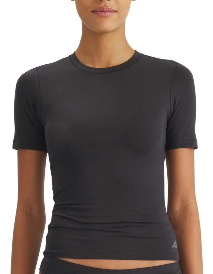 adidas 2 Pack Active Modal Comfort T-Shirt With Cotton in Black