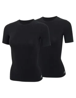 adidas 2 Pack Active Modal Comfort T-Shirt With Cotton in Black