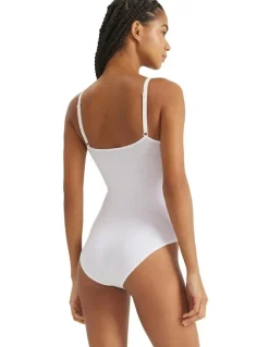 adidas Active Essentials Cotton Underwear Bodysuit in White