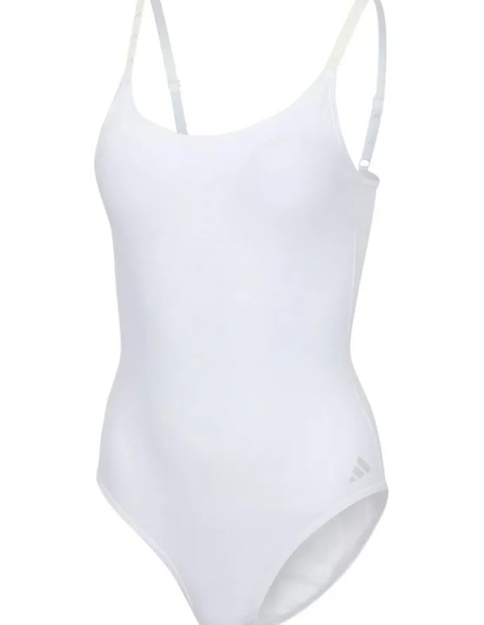 adidas Active Essentials Cotton Underwear Bodysuit in White