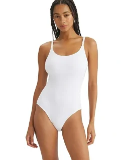 adidas Active Essentials Cotton Underwear Bodysuit in White