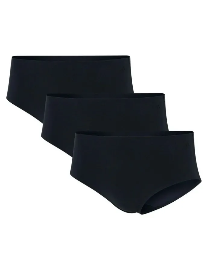 adidas Active Light Flex Hipster Brief Underwear 3 Pack in Black