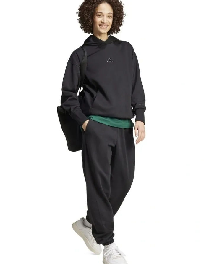 adidas All SZN Fleece Loose Joggers in Black