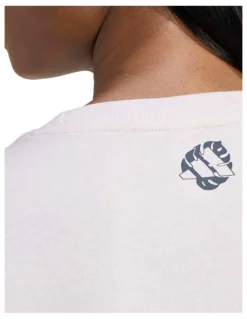 adidas Animal Graphic T-shirt in Ice Purple